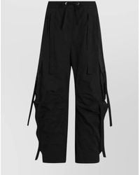 Dolce & Gabbana - Dolce & Gabbana Waxed Faille Cargo Trousers - Lyst