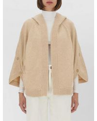Max Mara - Hooded Cardigan Vals Relaxed Silhouette - Lyst