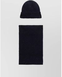 Barbour - Wool-Blend Beanie And Scarf Set - Lyst