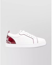 Christian Louboutin - Round Toe Low Top Sneakers With Sole - Lyst