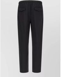 Lardini - Virgin Wool Regular-Fit Straight-Leg Tailored Trousers - Lyst