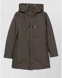Fay - Quilted Hooded Parka Jacket - Lyst