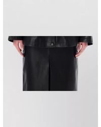 Frankie Shop - Faux Leather Belted Utility Jacket - Lyst