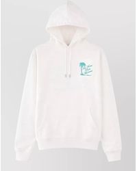 Drole de Monsieur - Palm Trees Slogan Hooded Sweatshirt - Lyst