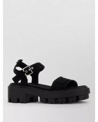 Prada - Canvas Sandals Chunky Sole Open Toe - Lyst