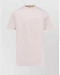 BOSS - Cotton Ribbed Crew-Neck Short-Sleeve T-Shirt - Lyst