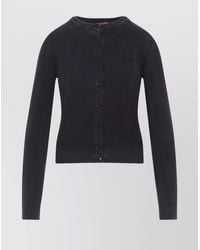 DIESEL - Cotton Long-Sleeve Cardigan - Lyst