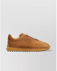 Tod's - Suede Leather Low-Top Sneakers - Lyst