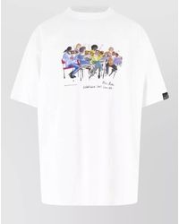 Martine Rose - Graphic Print Crew Neck Short Sleeve Shirt - Lyst