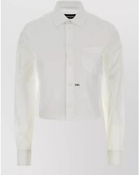 DSquared² - Poplin Shirt Long Sleeves Chest Pocket Cuffs - Lyst