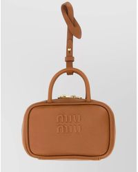 Miu Miu - Leather Beau Keyring - Lyst
