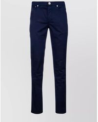 Brunello Cucinelli - Slim Fit Trousers With Pockets And Loops - Lyst