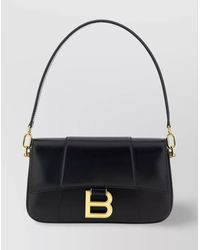 Balenciaga - Hourglass Small Leather Shoulder Bag - Lyst