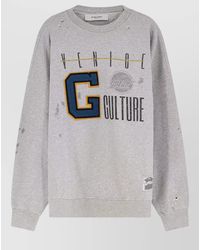 Golden Goose - Cotton Sweatshirt Crew Neck Graphic Print - Lyst