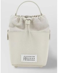 Maison Margiela - 5Ac Small Leather Bucket Bag - Lyst
