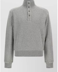 Entire studios - Port High Collar Sweater Ribbed Cuffs Hem - Lyst