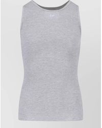 ERL - Sleeveless Ribbed Knit Crewneck T-Shirt - Lyst