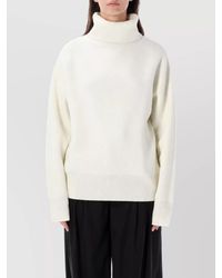 Rhea Costa - Wool Turtleneck Sweatshirt - Lyst