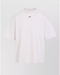Off-White c/o Virgil Abloh - Cotton Logo Print Short Sleeve T-Shirt - Lyst