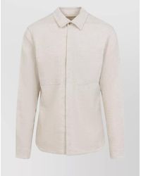 Rick Owens - Work Shirt With Buttoned Cuffs And Chest Pockets - Lyst
