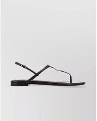 Fendi - Ayers Leather Thong Sandals - Lyst