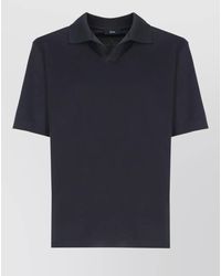 Herno - Cotton Polo Shirt Short Sleeves - Lyst
