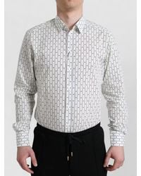 Dolce & Gabbana - Striped Long-Sleeve Dress Shirt - Lyst