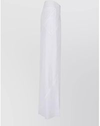 Rick Owens - Straight Trousers Seam Detailing Wide Leg - Lyst
