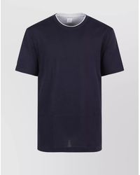 Eleventy - Cotton Regular-Fit Crew-Neck T-Shirt - Lyst