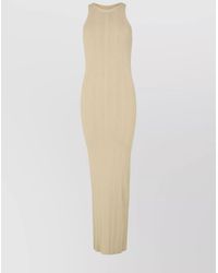 TOTEME - Ribbed Slim-Fit Sleeveless Maxi Dress - Lyst