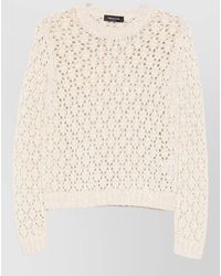 Fabiana Filippi - Open-Knit Crewneck Jumper - Lyst