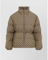 Gucci - Canvas Bomber Jacket Padded Design - Lyst