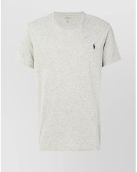 Ralph Lauren - Logo Embroidered Short Sleeve T-Shirt - Lyst