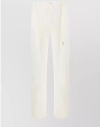 Ann Demeulemeester - Denim Trousers With Detachable Fabric Insert - Lyst