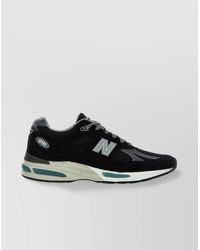 New Balance - Mesh And Suede Sneakers With Reflective Accents - Lyst