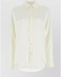 Bottega Veneta - Silk Satin Shirt - Lyst