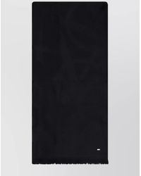 Saint Laurent - Wool Jacquard Logo Scarf - Lyst