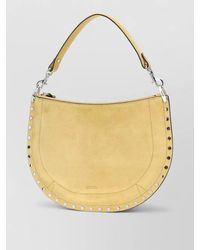 Isabel Marant - Oskan Moon Leather Clutch Bag - Lyst