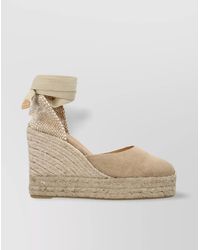 Castañer - Canvas Wedge Espadrille Sandals - Lyst