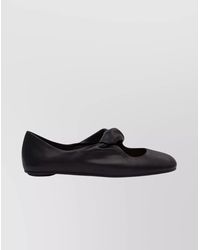 McQueen - Leather Ballerina Flats - Lyst