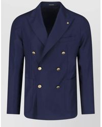 Tagliatore - Double-Breasted Blazer - Lyst