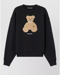 Palm Angels - Cotton Bear Crewneck Sweatshirt - Lyst