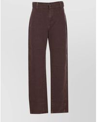 Liu Jo - High Waist Loose Fit Straight Leg Trousers - Lyst