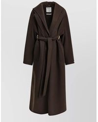 Sportmax - Virgin Wool Long Single Breasted Coat - Lyst