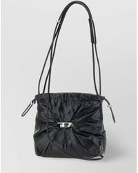 DIESEL - Scrunch-D Leather Shoulder Bag - Lyst
