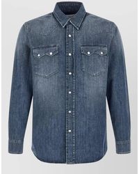 Department 5 - Gospel Denim Shirt Long Sleeves Western - Lyst