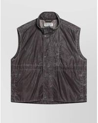 Our Legacy - Vintage Effect Sleeveless Vest With Front Pocket - Lyst