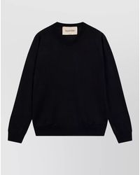 Valentino - Virgin Wool Crewneck Sweater - Lyst