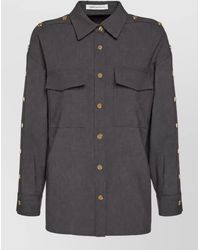 SIMONA CORSELLINI - Fitted Jacket - Lyst