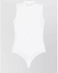 Wolford - High-Neck Sleeveless Bodysuit - Lyst